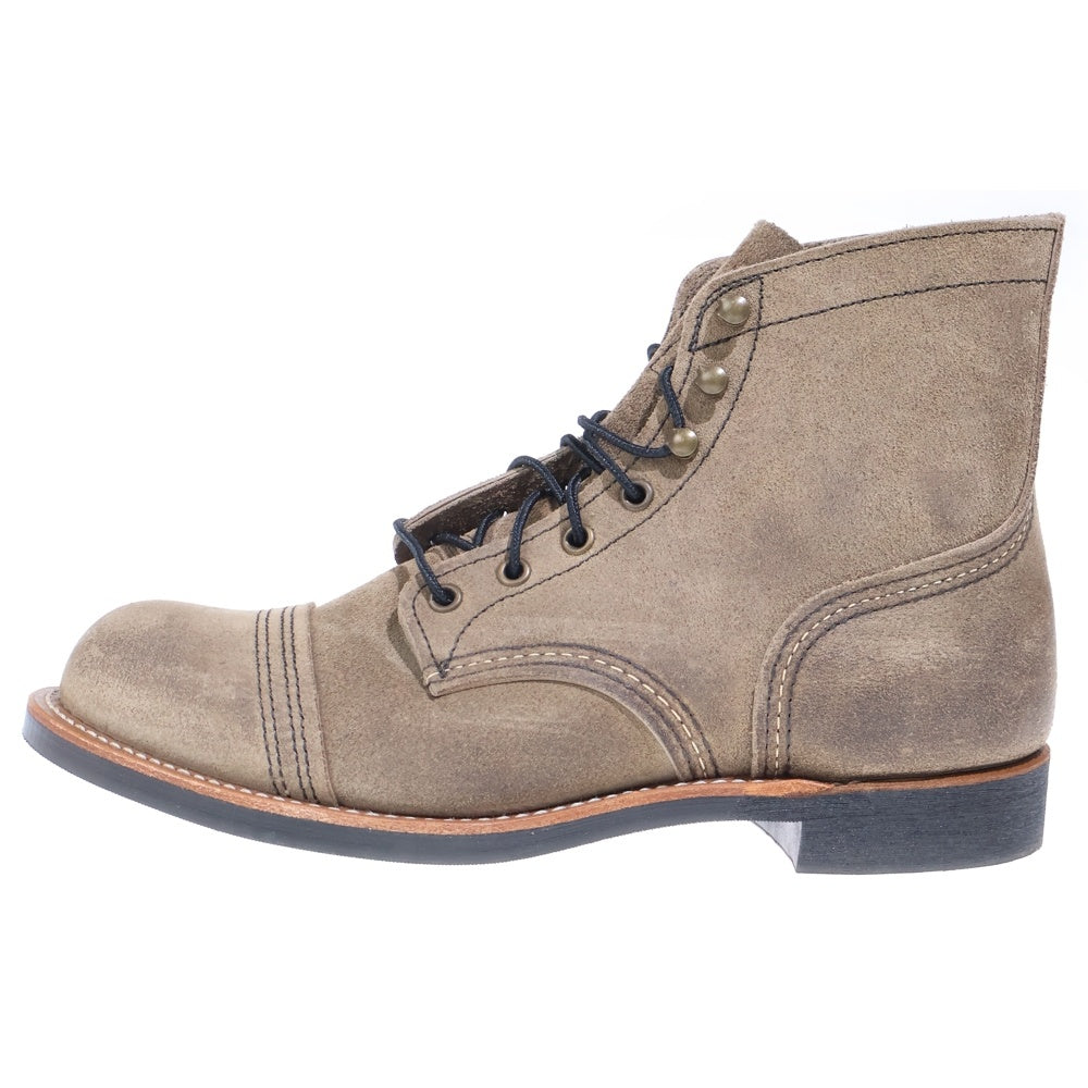 RED WING(レッド ウイング) 8087 IRON RANGER BOOT アイアンレンジャー スエードレザー レースアップブーツ ブラウン