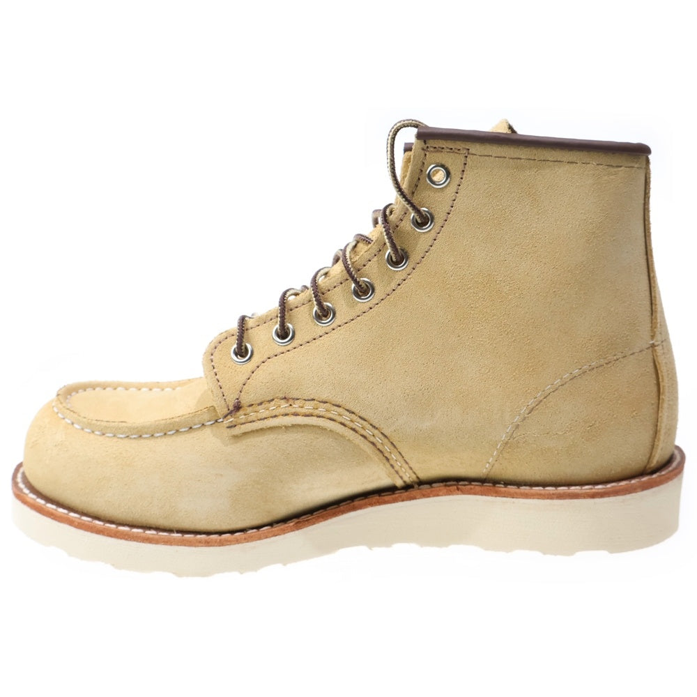 RED WING(レッド ウイング) 8833 6INCH CLASSIC MOC TOE 6インチ クラシックモックトゥ スエードレザー レースアップブーツ ベージュ