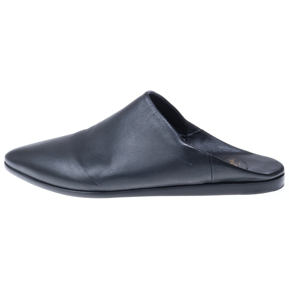 CELINE(セリーヌ) JACNO ジャクノ バブーシュ レザー ポインテッドトゥ サンダル シューズ ブラック