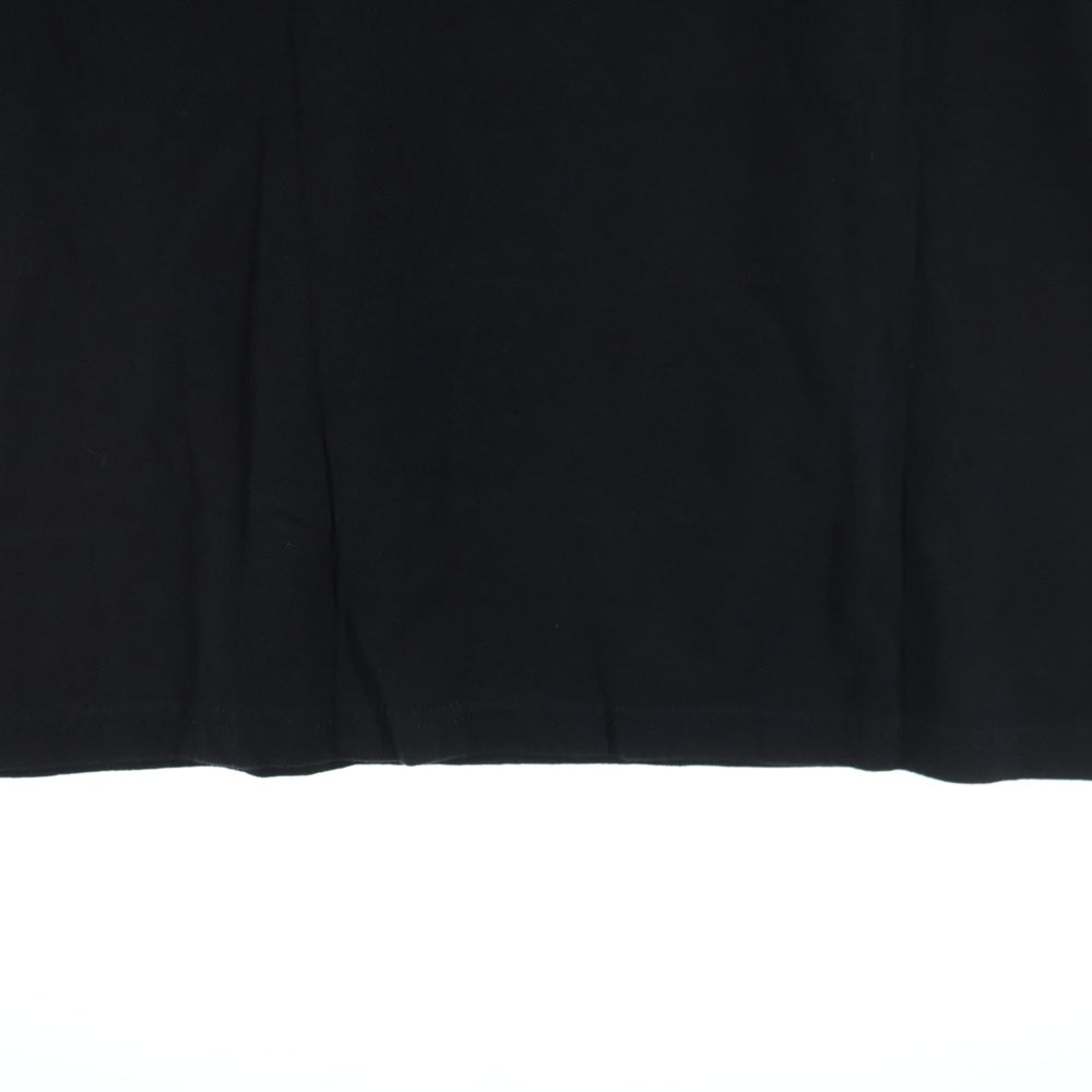 GEEKSRULE(ギークスルール) ×SERIAL EXPERIMENTS LAIN シリアルエクスペリメンツレイン シルクスクリーンプリント クルーネックプルオーバー 半袖Tシャツカットソー ブラック