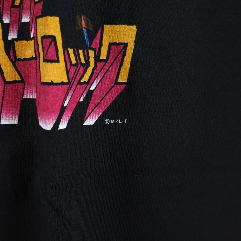 GEEKSRULE(ギークスルール) ×SPACE PIRATE CAPTAIN HARLOCK 宇宙海賊キャプテンハーロック シルクスクリーンプリント クルーネックプルオーバー 半袖Tシャツカットソー