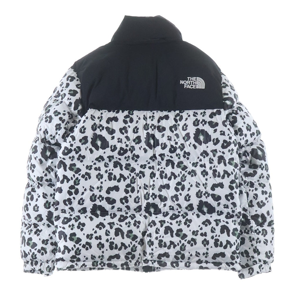 THE NORTH FACE(ザノースフェイス) NOVELTY NUPTSE DOWN JACKET レオパード ノベルティ ヌプシ ダウンジャケット ホワイト/ブラック NJ1DM50L
