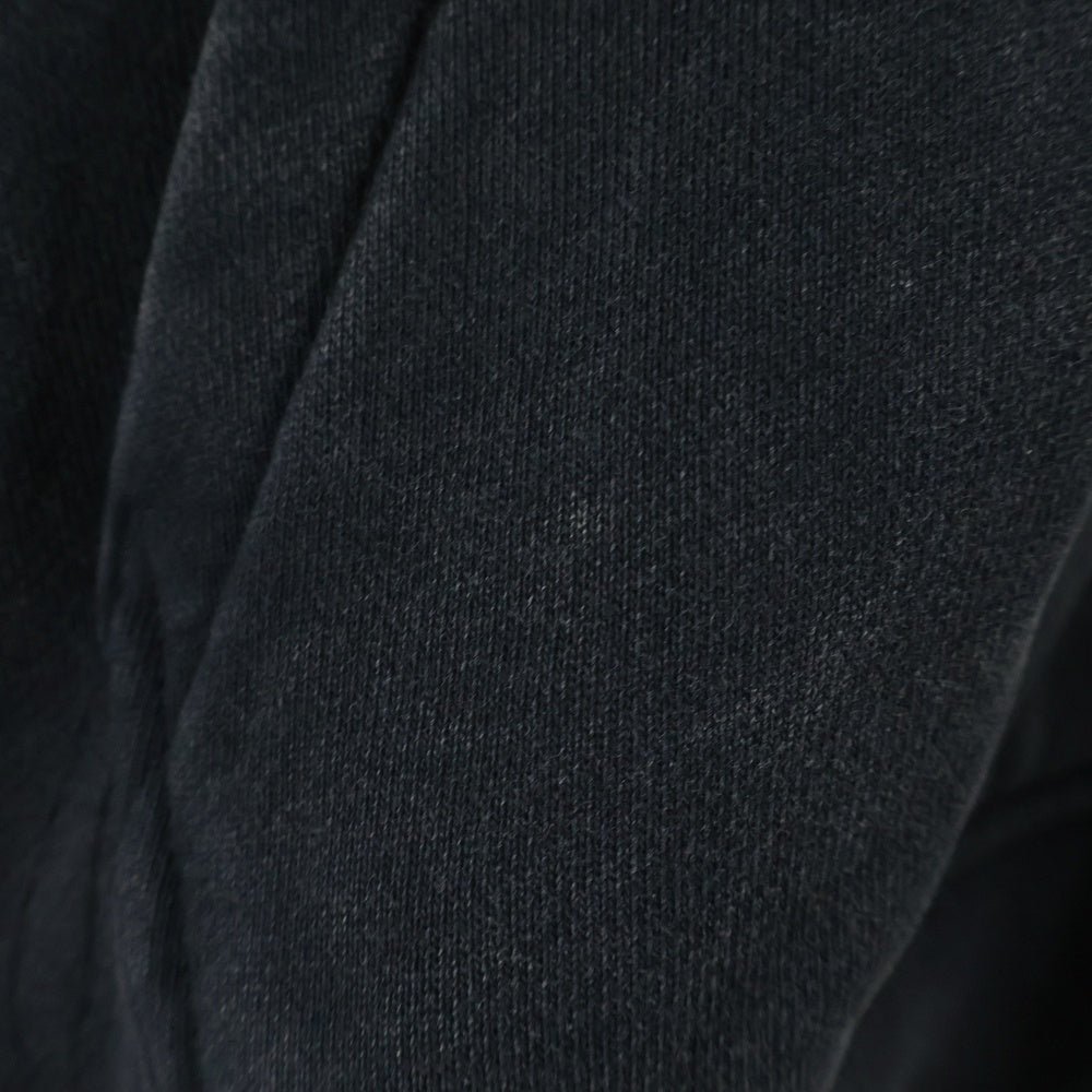 adidas(アディダス) ADILENIUM SEASON 3 アディレニウム シーズン3 ロゴグラフィックエンブロイダリー ウォッシュ加工 フルジップスウェットパーカー フーディー ブラック JZ5638