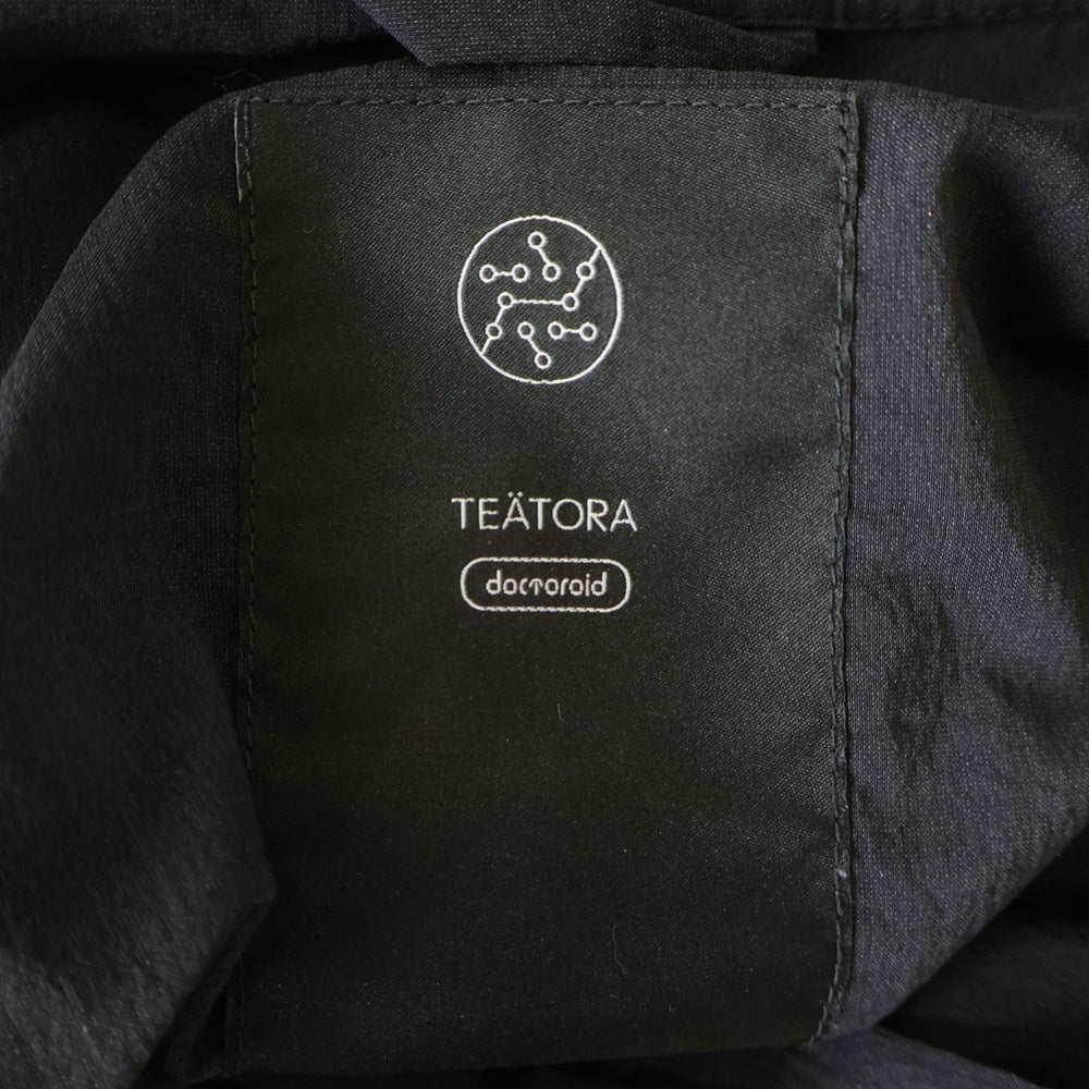 TEATORA(テアトラ) CARTRIDGE SHIRT S/S DR カートリッジ ナイロン 半袖シャツ ブラック TT-SHT-SS-DR