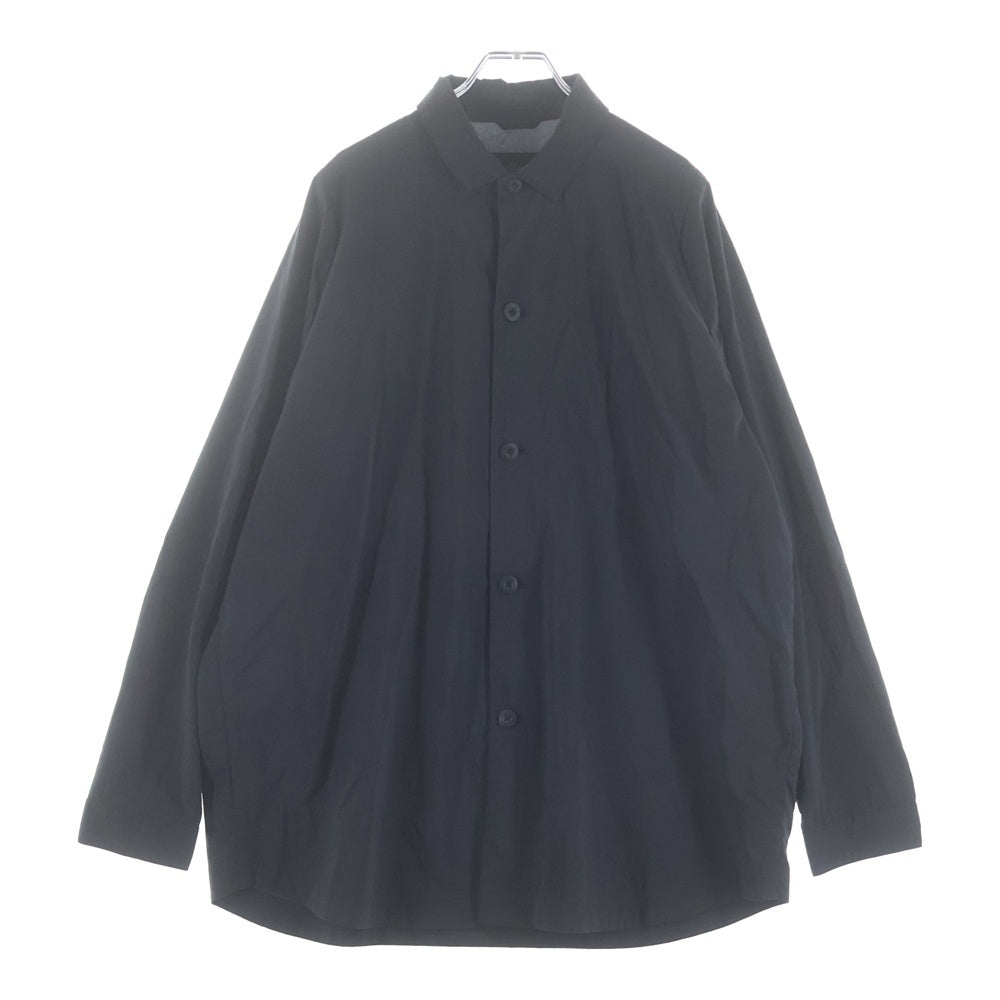 TEATORA(テアトラ) CARTRIDGE SHIRT DR カートリッジ ナイロン 長袖シャツ ブラック TT-SHT-DR