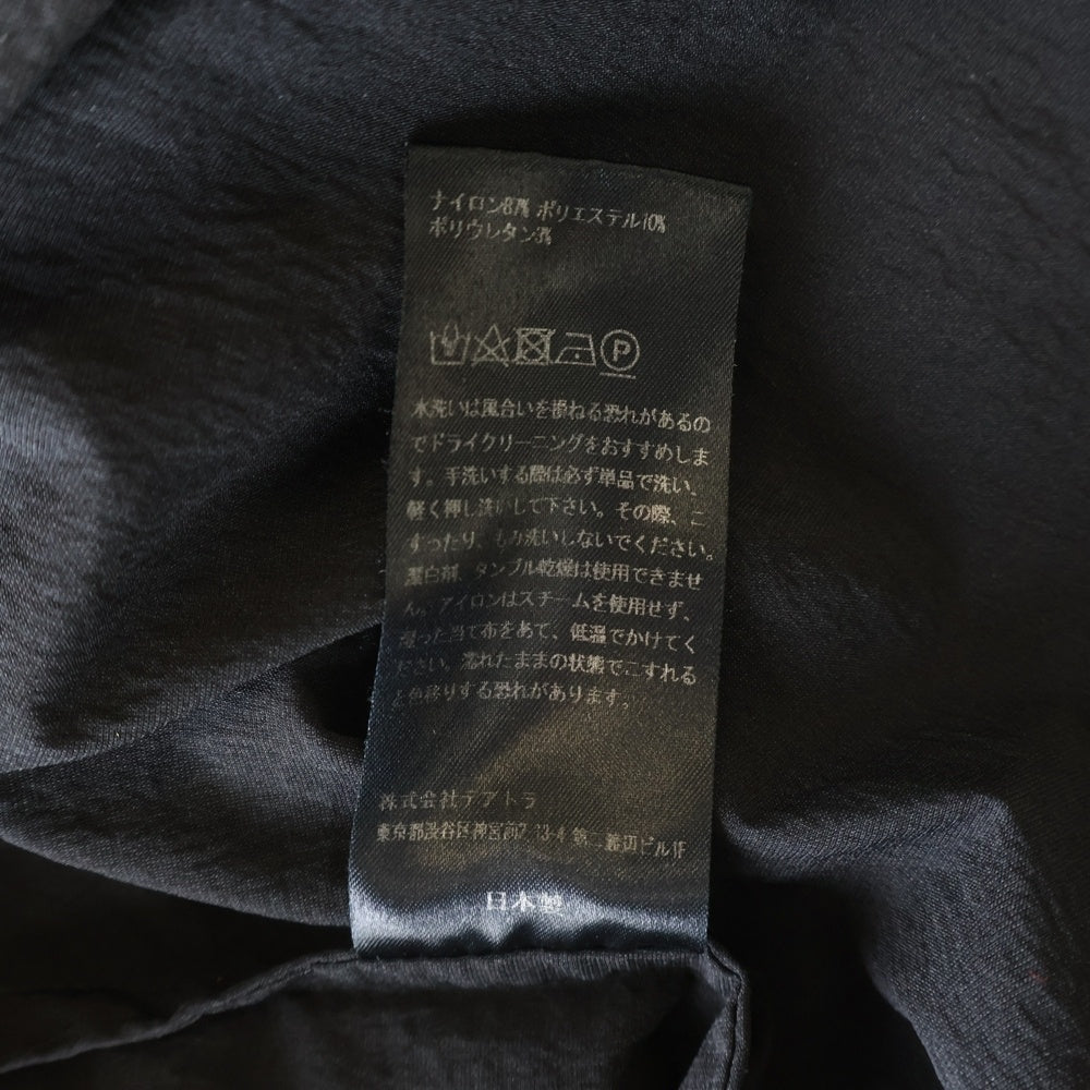 TEATORA(テアトラ) CARTRIDGE SHIRT DR カートリッジ ナイロン 長袖シャツ ブラック TT-SHT-DR
