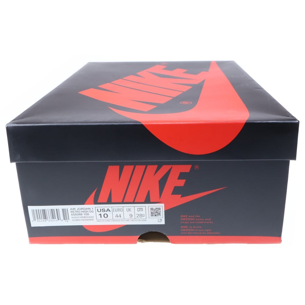 NIKE(ナイキ) AIR JORDAN 1 RETRO HIGH OG DARK MOCHA エアジョーダン1 レトロ ダークモカ ハイカットスニーカー ブラウン/ホワイト/ブラック US10/28cm 555088-105