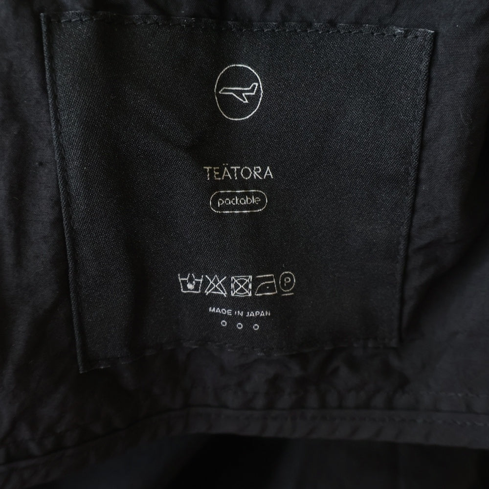 TEATORA(テアトラ) WALLET PANTS ウォレット イージーナイロンパンツ ブラック TT-004-P