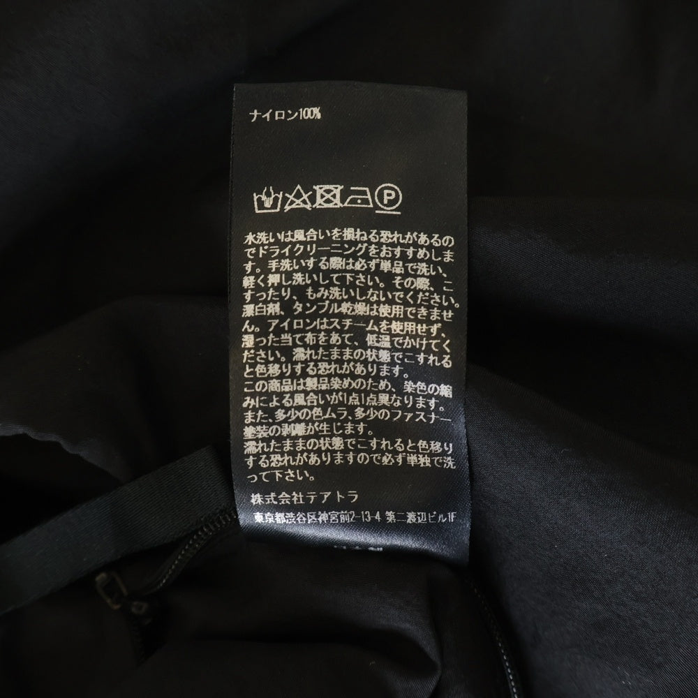 TEATORA(テアトラ) DEVICE COAT デバイス ナイロン ステンカラーコート ブラック TT-102-P