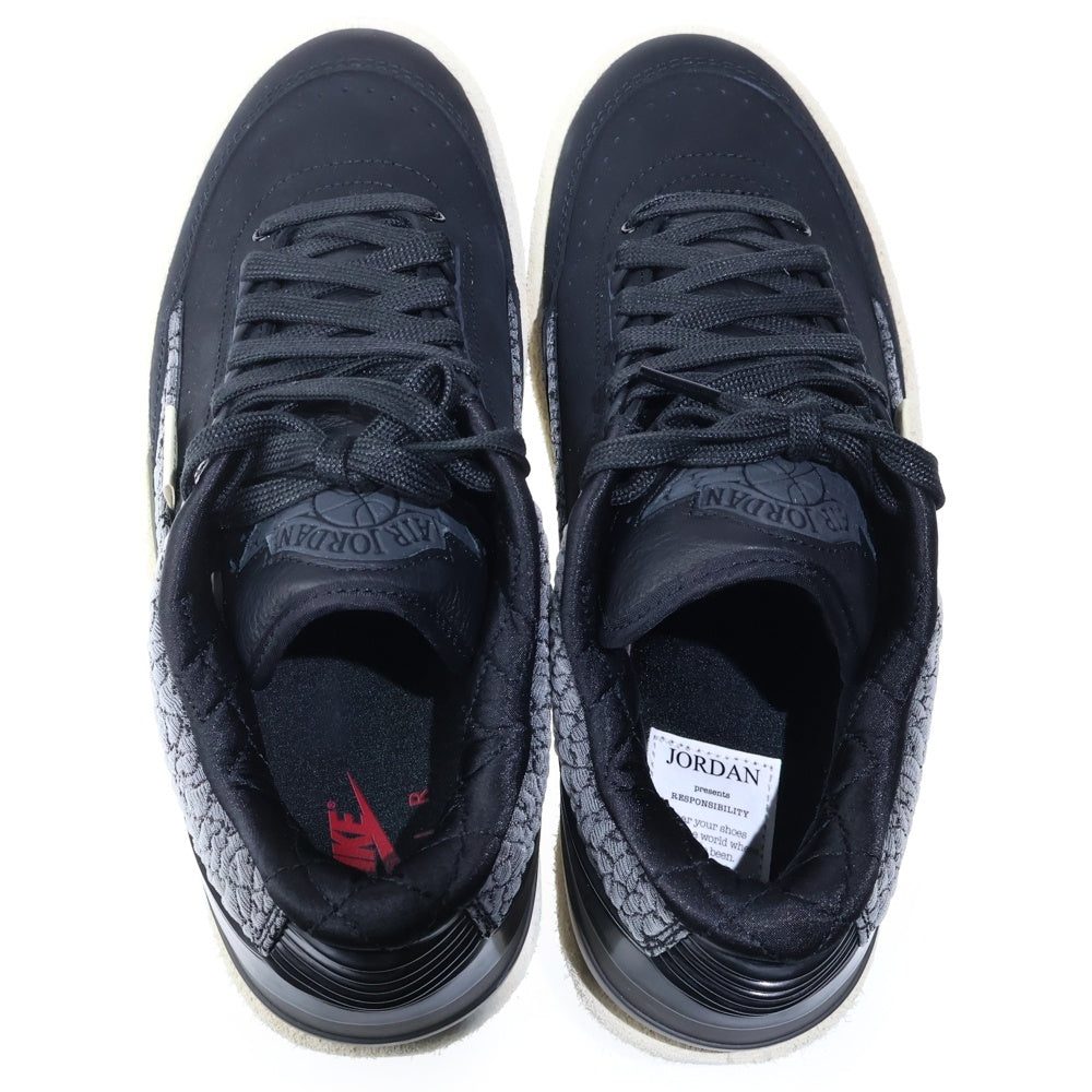 NIKE(ナイキ) AIR JODAN 2 RETRO LOW SP エアジョーダン レトロ ローカットスニーカー ブラック/グレー US9.5/27.5cm DR9834-060