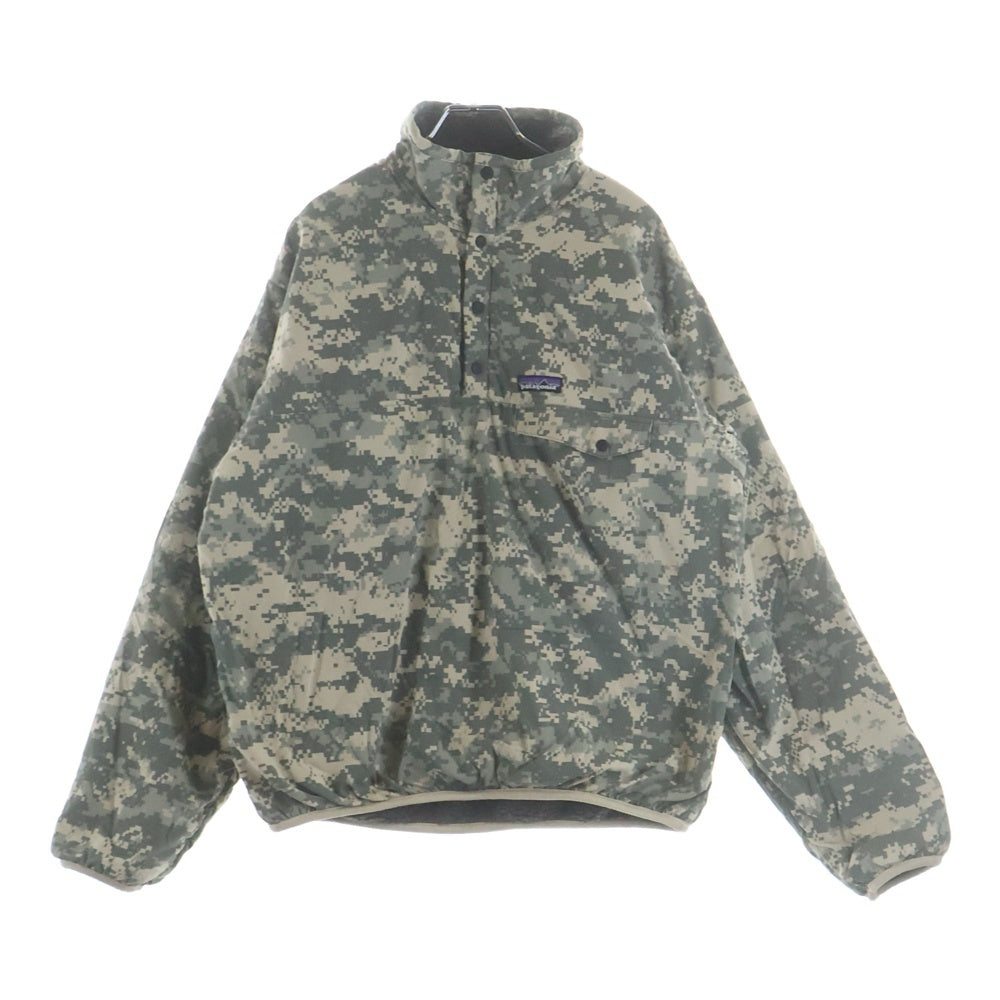 PATAGONIA(パタゴニア) 00S VINTAGE MARS REVERSIBLE SNAP-T マーズ デジタルカモ柄 リバーシブル スナップT フリースジャケット カーキ/ベージュ
