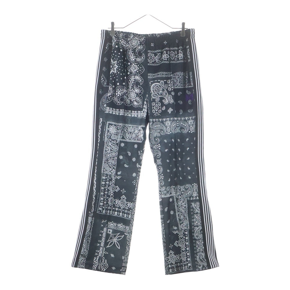 Needles(ニードルス) ×MIYAGIHIDETAKA BOOTCUT TRACK PANT ミヤギヒデタカ ブーツカット 総柄 トラックパンツ ブラック PU1721
