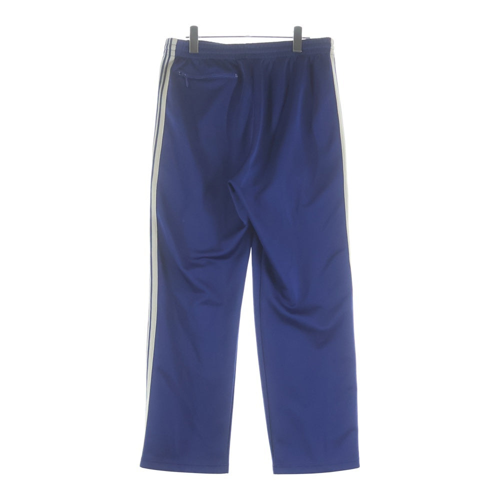 Needles(ニードルス) 24SS POLY SMOOTH TRACK PANT ポリ スムース ロゴデザイン トラックパンツ ブルー OT228