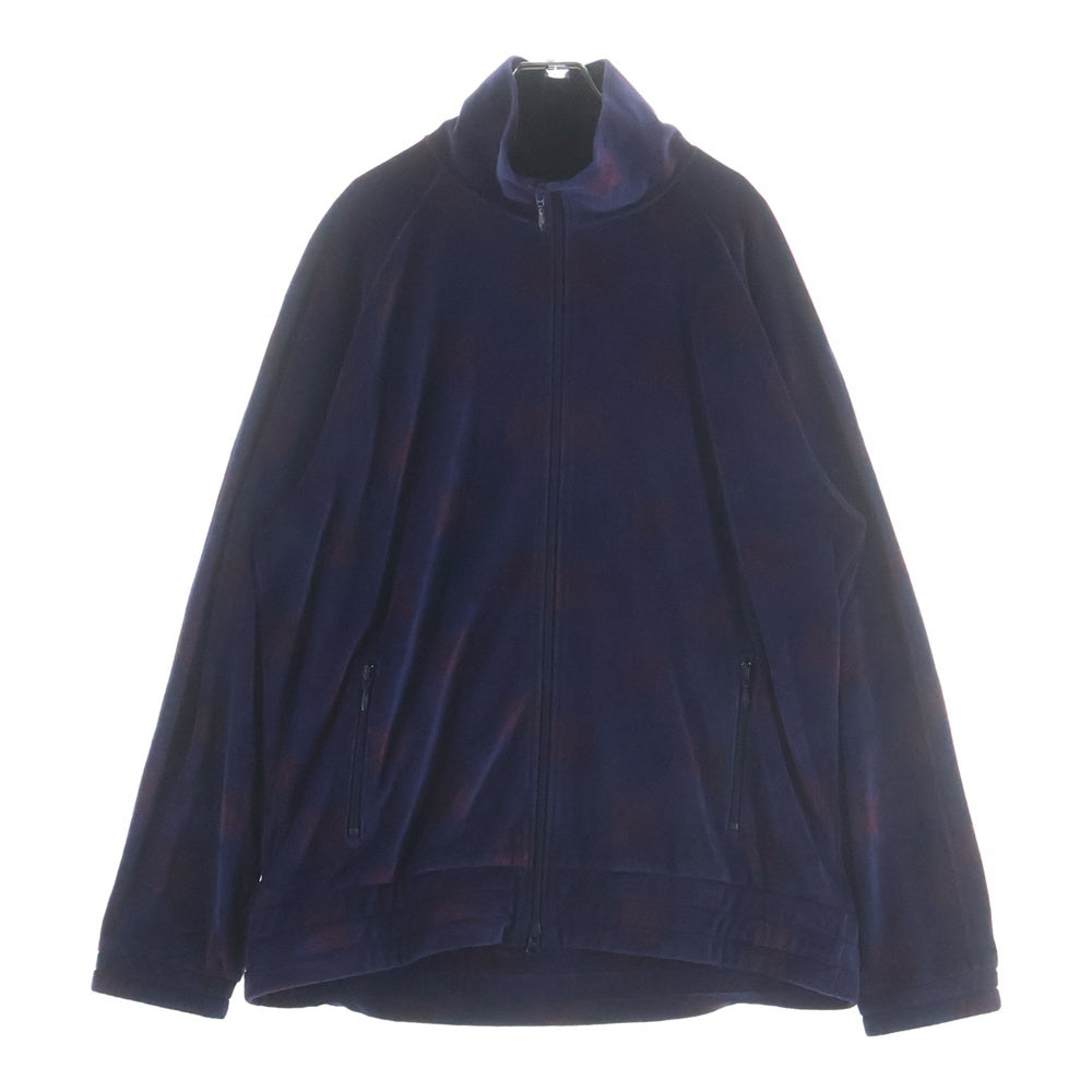 Needles(ニードルス) 22AW パピヨン ベロア ロゴデザイン 総柄 トラックジャケット パープル LQ237