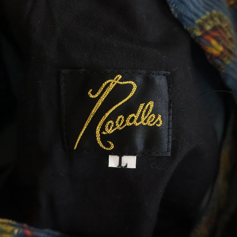 Needles(ニードルス) マルチポケット ジャガード 総柄 ジップアップ ベロアパンツ マルチカラー J0061