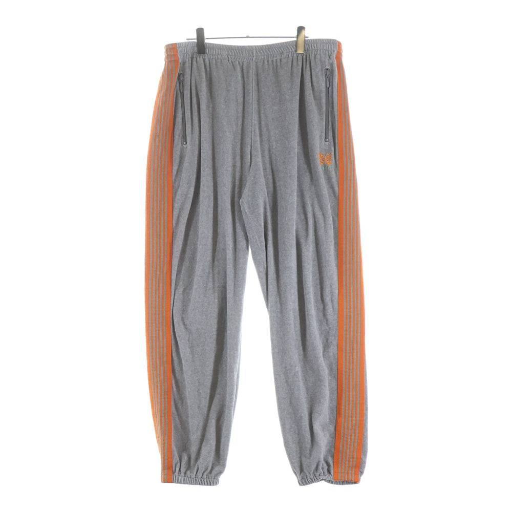 Needles(ニードルス) ×BEAMS PAPERBOY ビームス ペーパーボーイ ロゴデザイン ドローストリング トラックパンツ グレー IN351
