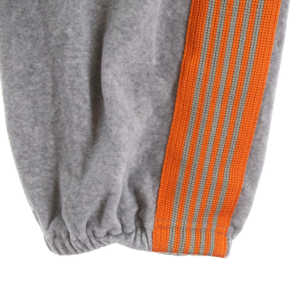 Needles(ニードルス) ×BEAMS PAPERBOY ビームス ペーパーボーイ ロゴデザイン ドローストリング トラックパンツ グレー IN351