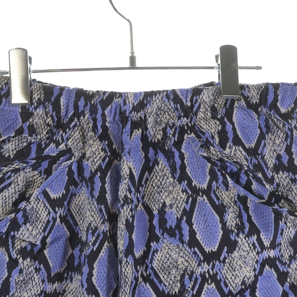 Needles(ニードルス) STRING ARROW EASY PANT ストリングアロー パイソン柄 イージーパンツ パープル GL073