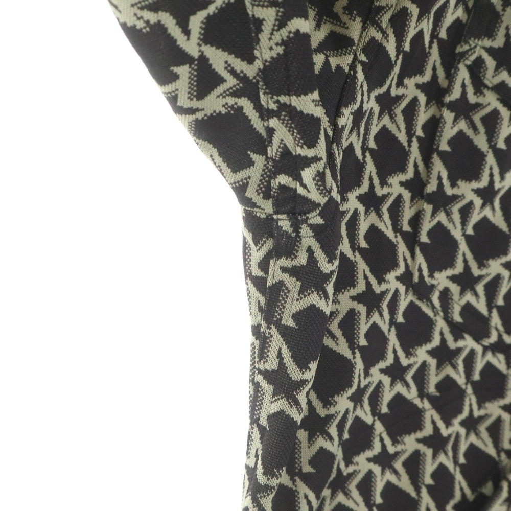 Needles(ニードルス) POLY JQ STAR ポリ ジャガード スターモチーフ レギュラーカラー ジャケット ベージュ LQ525