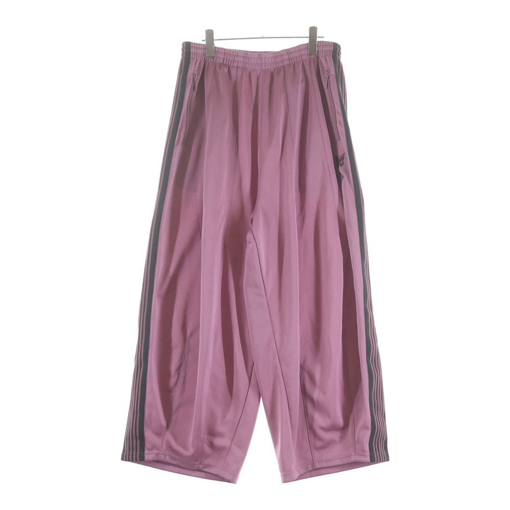 Needles(ニードルス) ×KAE TANAKA H.D. TRACK PANT POLY SMOOTH ポリースムース ヒザデルトラックパンツ ピンク QV429