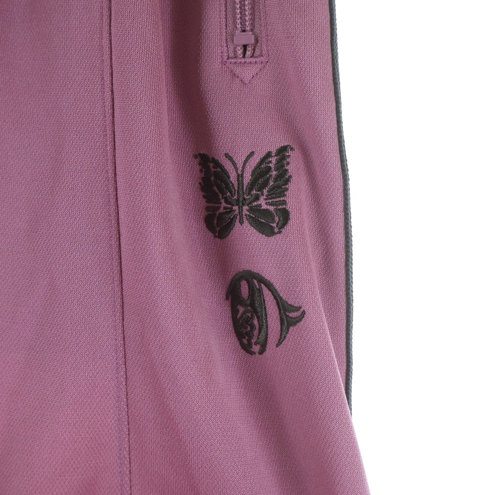 Needles(ニードルス) ×KAE TANAKA H.D. TRACK PANT POLY SMOOTH ポリースムース ヒザデルトラックパンツ ピンク QV429