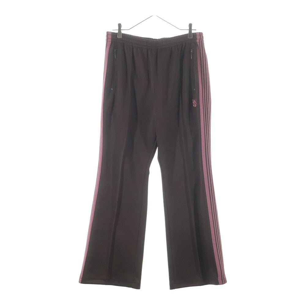Needles(ニードルス) 19AW BOOTCUT TRACK PANT ブーツカット ロゴデザイン トラックパンツ ブラウン FK336
