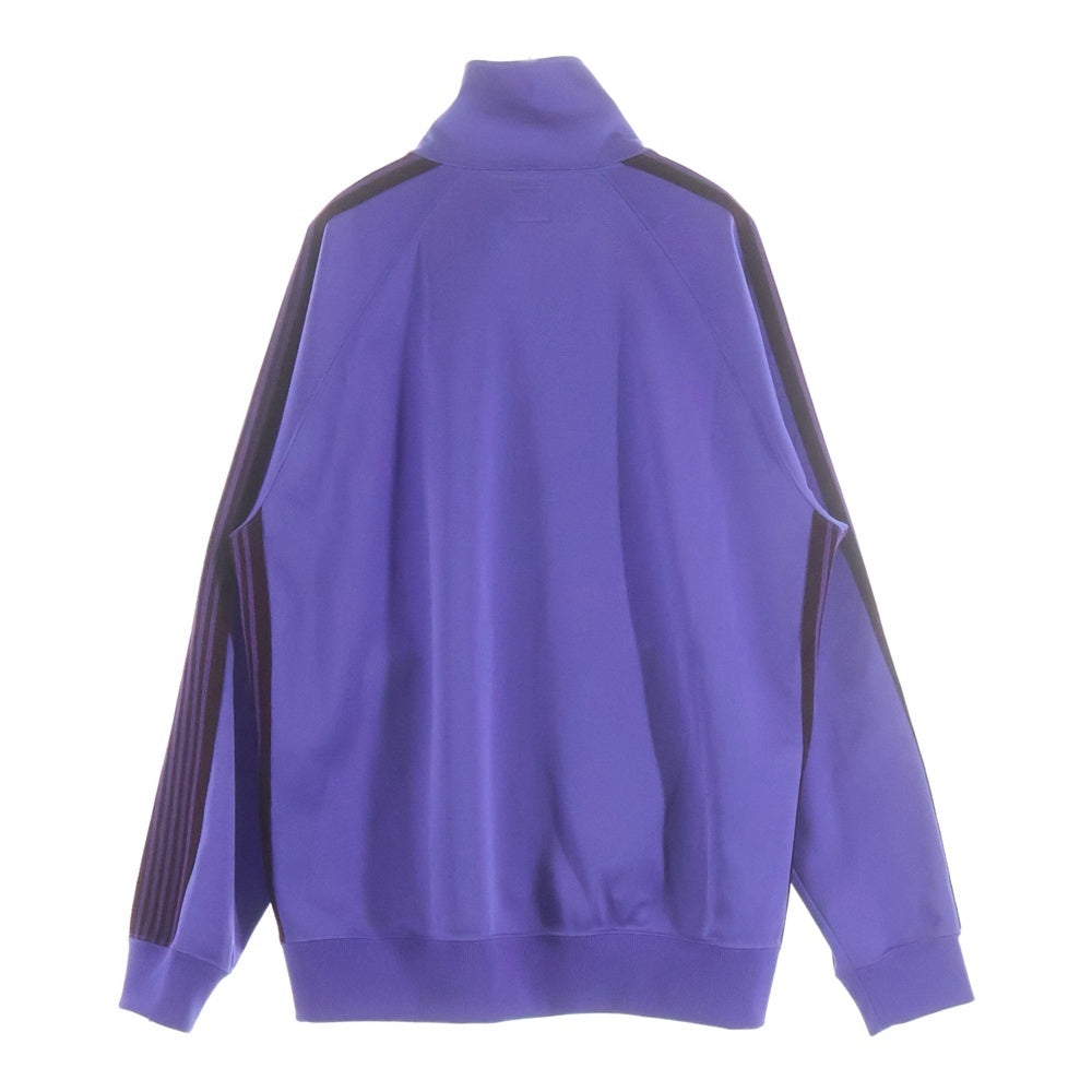 Needles(ニードルス) 19SS TRACK JACKET エンブロイダリーロゴデザイン ジップアップ トラックジャケット パープル EJ330