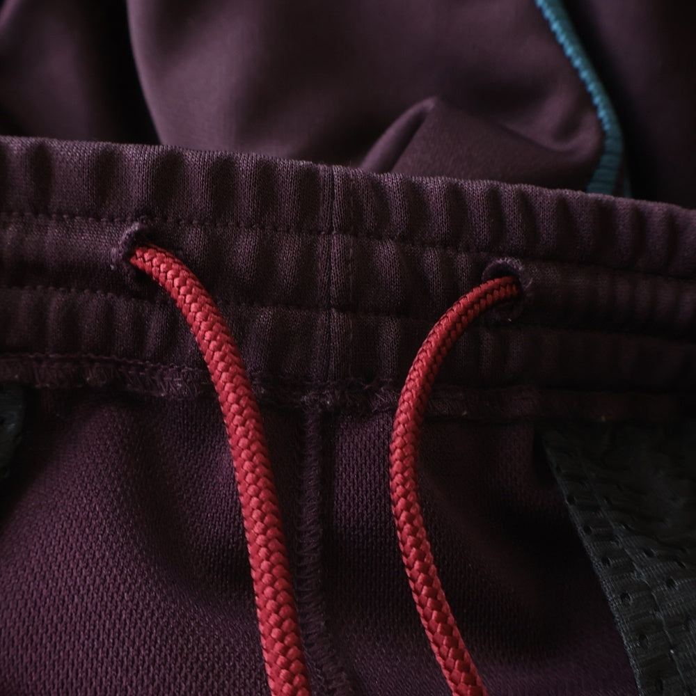 Needles(ニードルス) 20SS POLY SMOOTH TRACK PANT ポリ スムース ロゴデザイン トラックパンツ レッド GL216