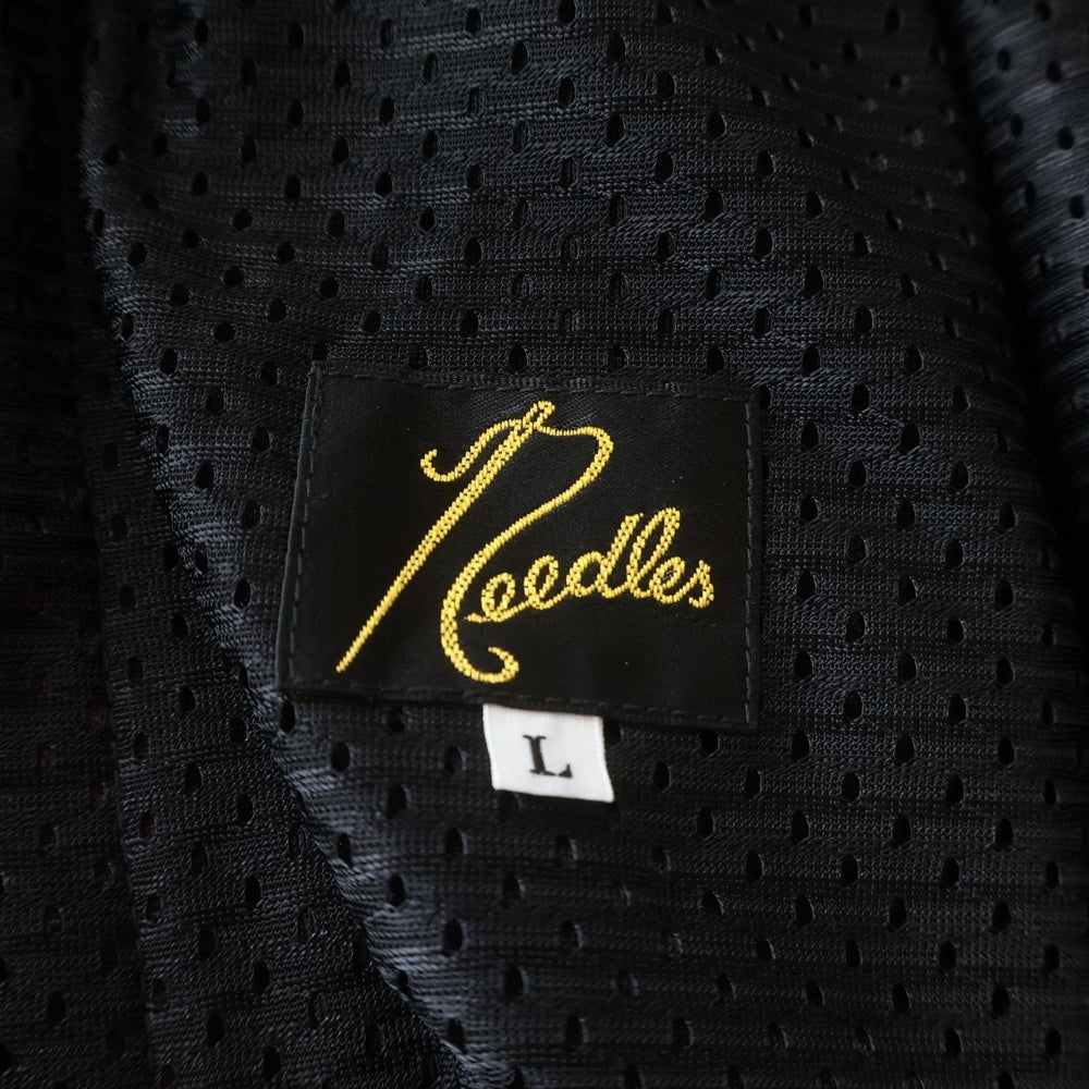 Needles(ニードルス) 20SS POLY SMOOTH TRACK PANT ポリ スムース ロゴデザイン トラックパンツ レッド GL216
