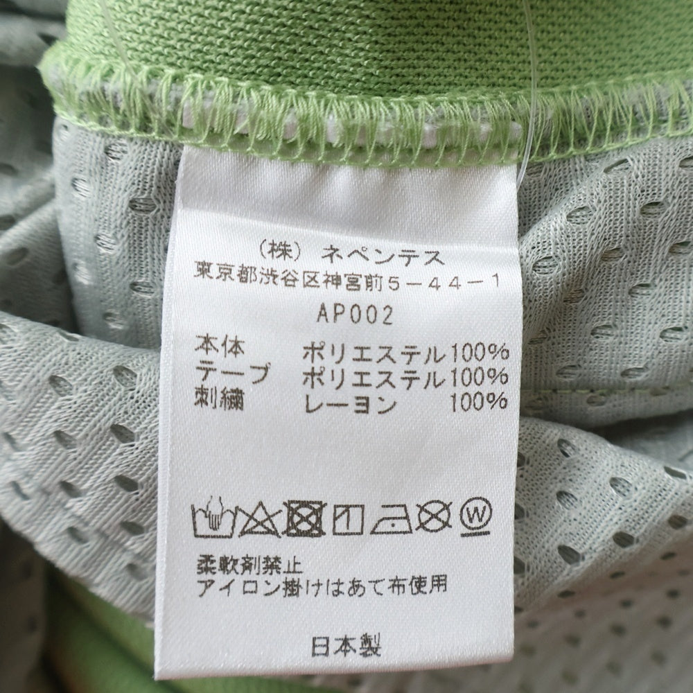 Needles(ニードルス) ×AWGE アウグ ロゴデザイン ドローストリング トラックパンツ グリーン AP002