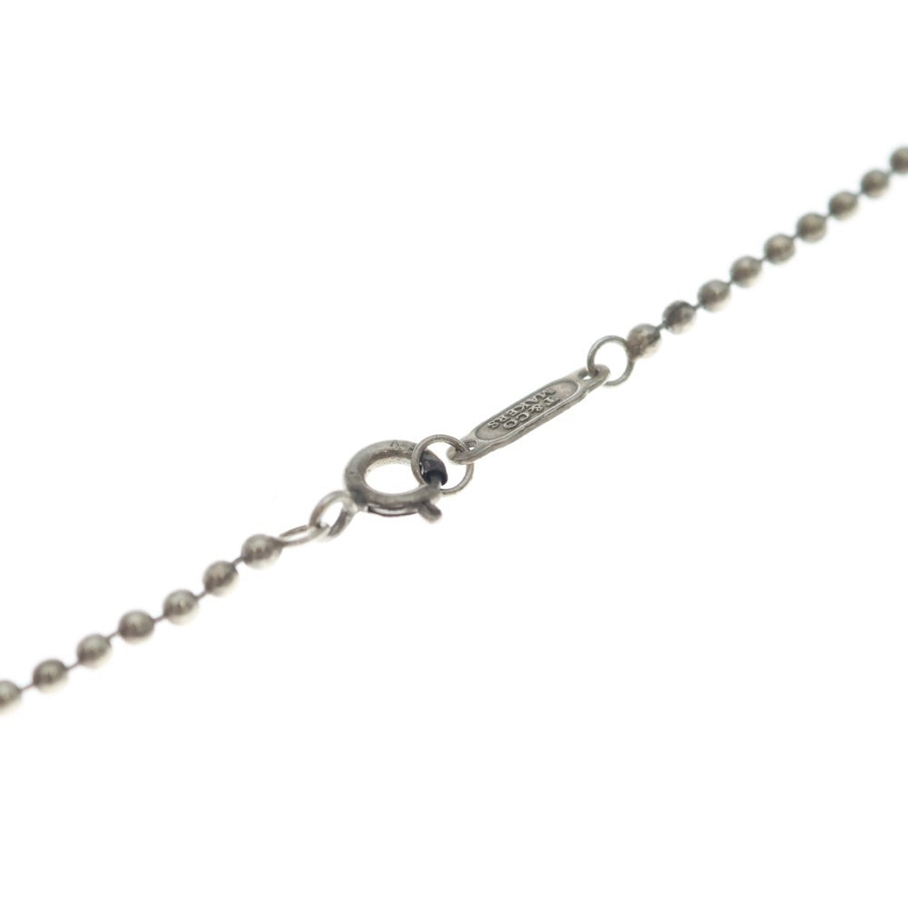 TIFFANY & Co.(ティファニー) MAKERS メイカーズ スクエア ボールチェーンネックレス シルバー