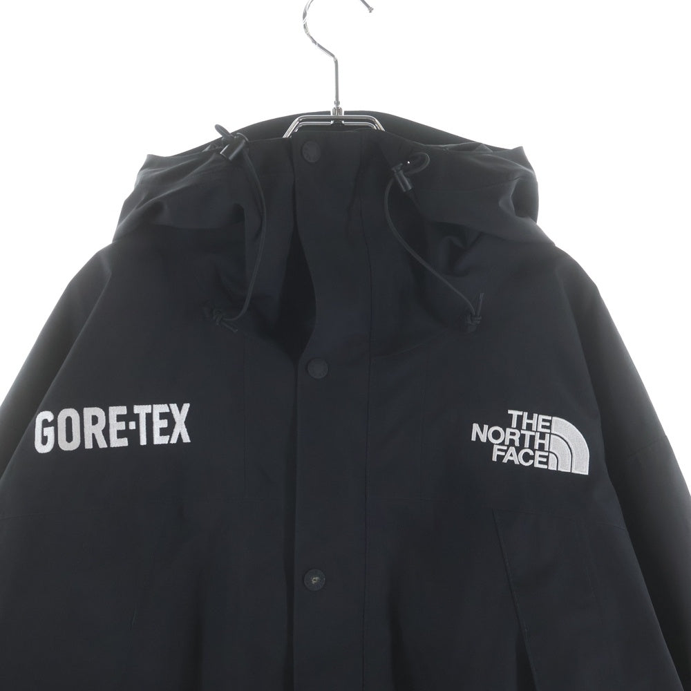 THE NORTH FACE(ザノースフェイス) GORE-TEX MOUNTAIN JACKET ロゴエンブロイダリー ゴアテックス ジップアップ フーデッド ナイロン マウンテン ジャケット ブラック NF0A831M