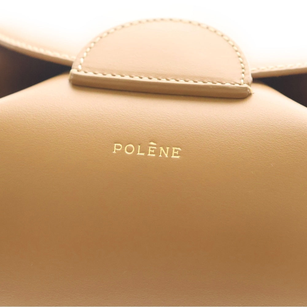 Polene(ポレーヌ) Numero Un Nano レザー 2WAY ハンド ショルダーバッグ ブラウン レディース