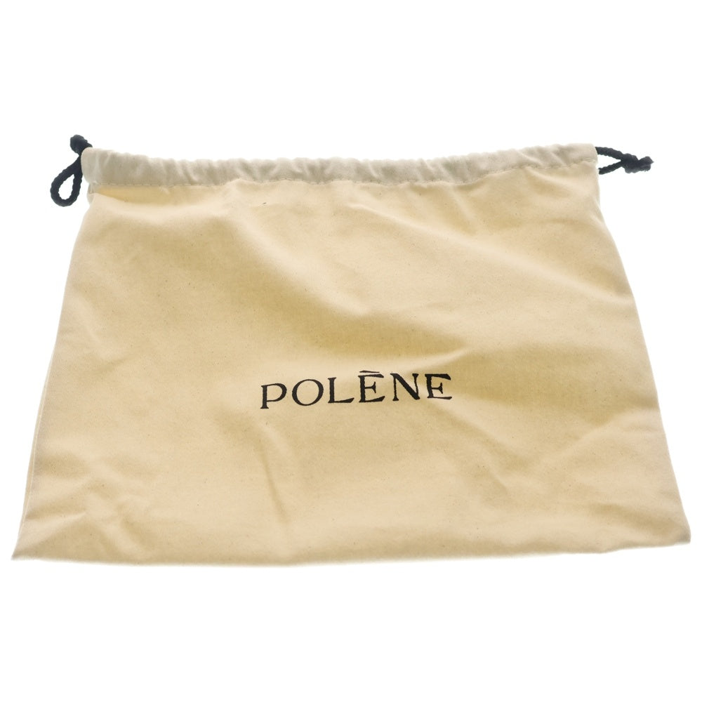 Polene(ポレーヌ) Numero Un Nano レザー 2WAY ハンド ショルダーバッグ ブラウン レディース