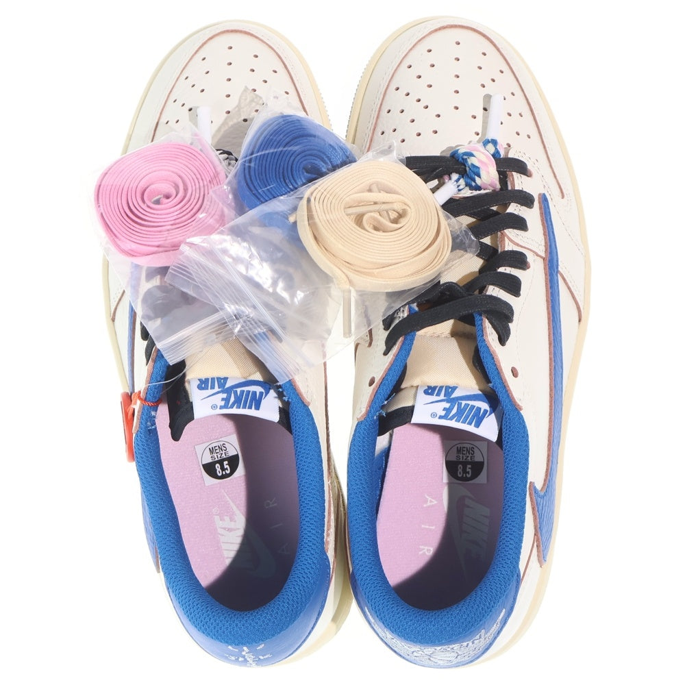 NIKE(ナイキ) ×TRAVIS SCOTT FRAGMENT DESIGN AIR JORDAN 1 LOW トラヴィススコット フラグメント エアジョーダン 1 ローカットスニーカー US8.5/26.5cm DM7866-104