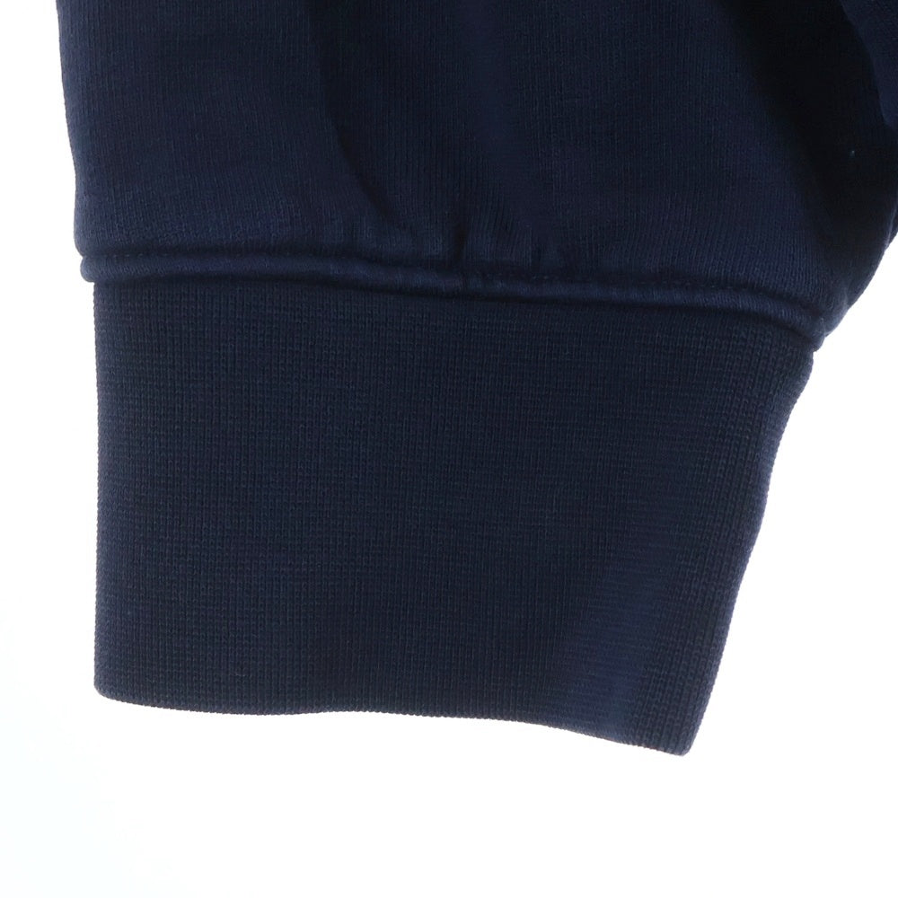 SUPREME(シュプリーム) 19AW ×LACOSTE LIVE Logo Panel Hooded Sweatshirt ラコステ ライブ ロゴパネル スウェット プルオーバーパーカー ネイビー SH1861