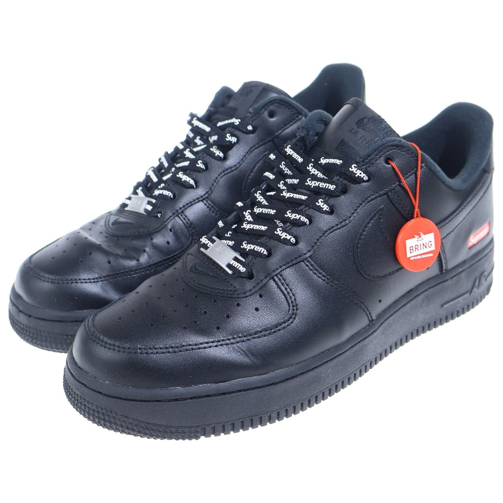 NIKE(ナイキ) ×SUPREME AIR FORCE 1 LOW エアフォースワン ローカットスニーカー US9.5/27.5cm ブラック CU9225-001