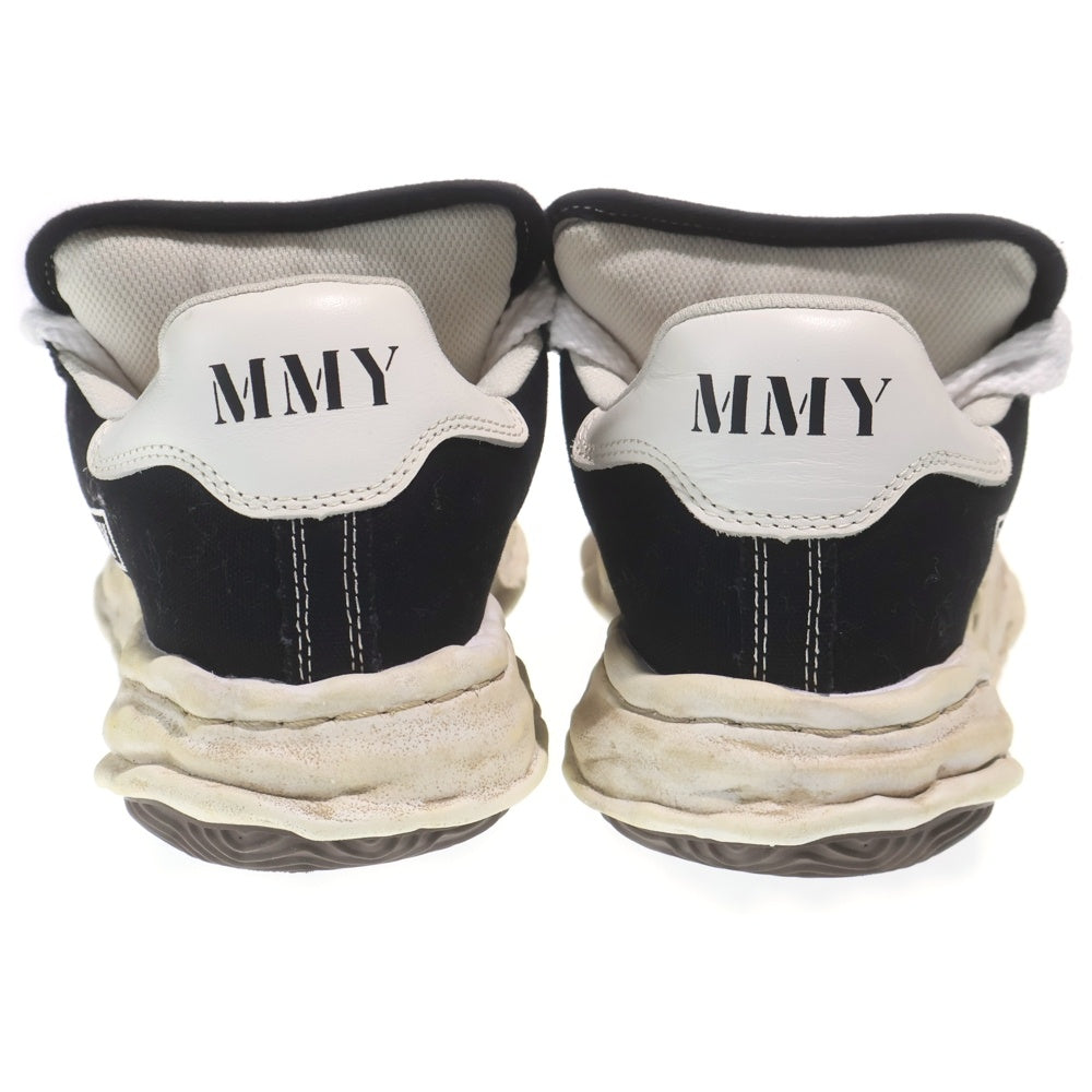 MAISON MIHARAYASUHIRO(メゾンミハラヤスヒロ) 25AW BLAKEY PUF CANVAS LOW ブレイキー キャンバス ローカットスニーカー ブラック A13FW730