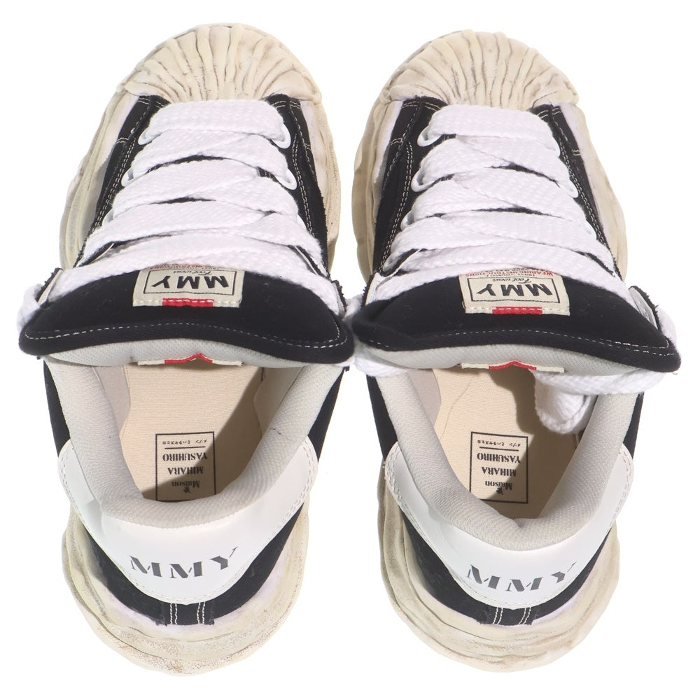 MAISON MIHARAYASUHIRO(メゾンミハラヤスヒロ) 25AW BLAKEY PUF CANVAS LOW ブレイキー キャンバス ローカットスニーカー ブラック A13FW730