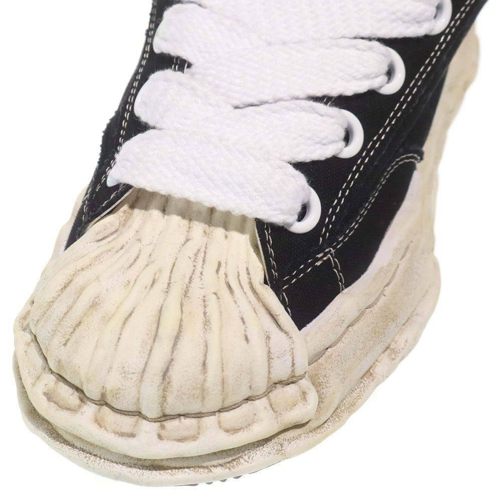 MAISON MIHARAYASUHIRO(メゾンミハラヤスヒロ) 25AW BLAKEY PUF CANVAS LOW ブレイキー キャンバス ローカットスニーカー ブラック A13FW730