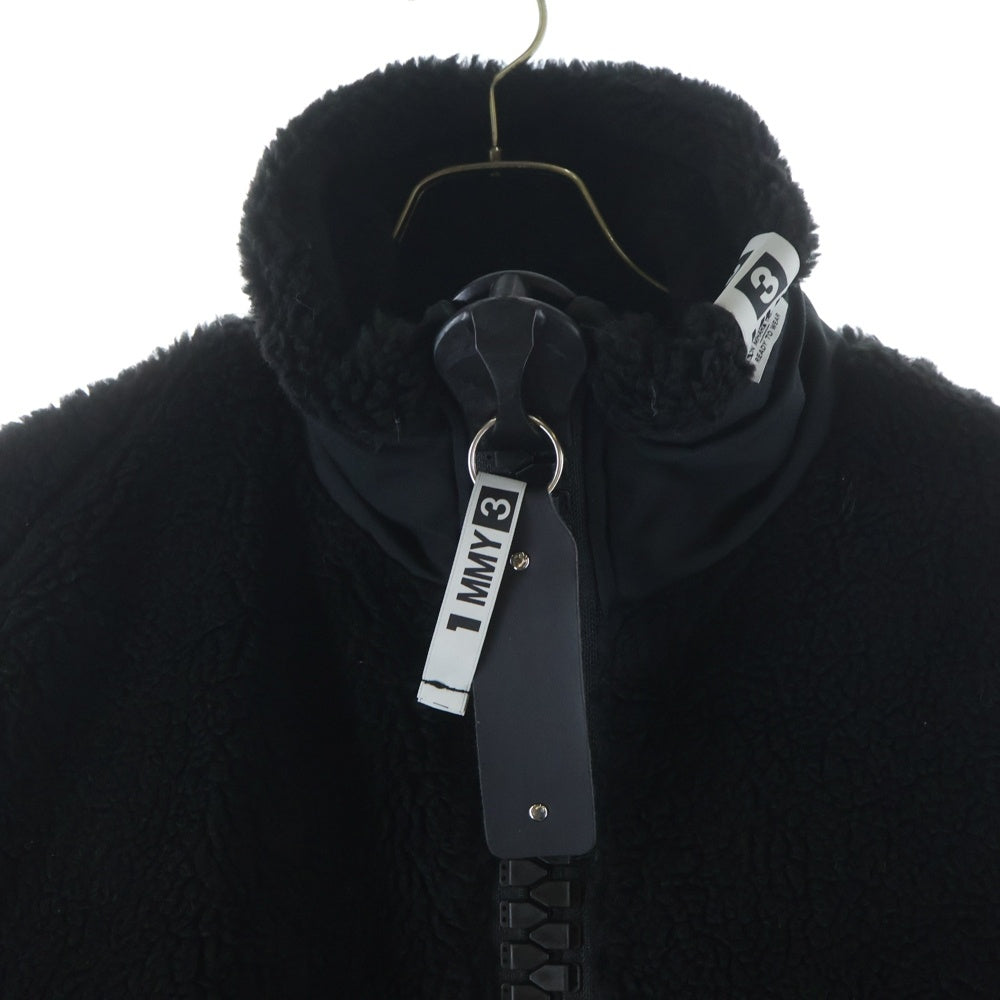 MAISON MIHARAYASUHIRO(メゾンミハラヤスヒロ) 24AW huge boa blouson ジップアップ ヒュージボアブルゾン ボアジャケット ブラック A13BL591
