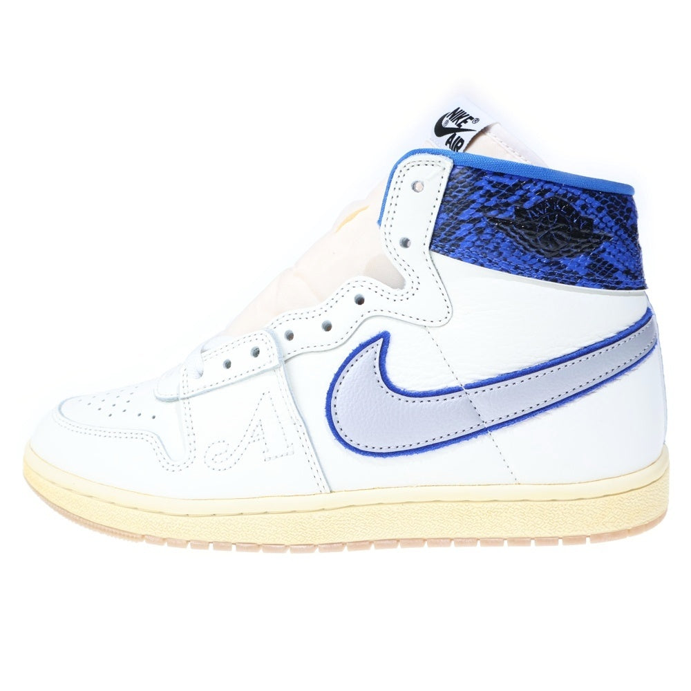 NIKE(ナイキ) ×AWAKE NY JORDAN AIR SHIP PE SP アウェイク ニューヨーク ジョーダン1 エアシップ ハイカットスニーカー ホワイト/ブルー US10.5/28.5cm FN8675-104