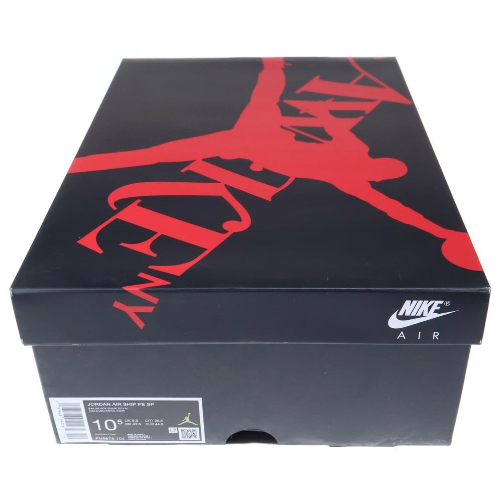 NIKE(ナイキ) ×AWAKE NY JORDAN AIR SHIP PE SP アウェイク ニューヨーク ジョーダン1 エアシップ ハイカットスニーカー ホワイト/ブルー US10.5/28.5cm FN8675-104
