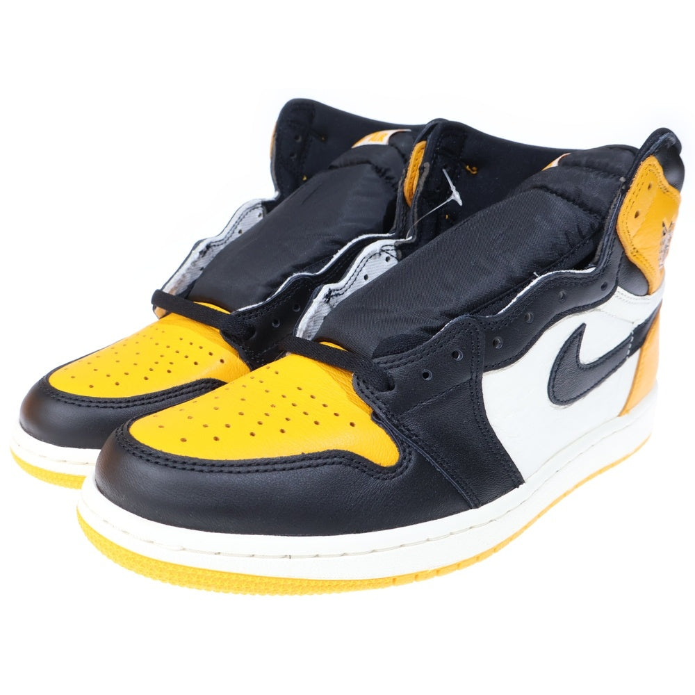 NIKE(ナイキ) AIR JORDAN1 RETRO HIGH OG TAXI エアジョーダン1 レトロ タクシー ハイカットスニーカー イエロー US10.5/28.5cm 555088-711