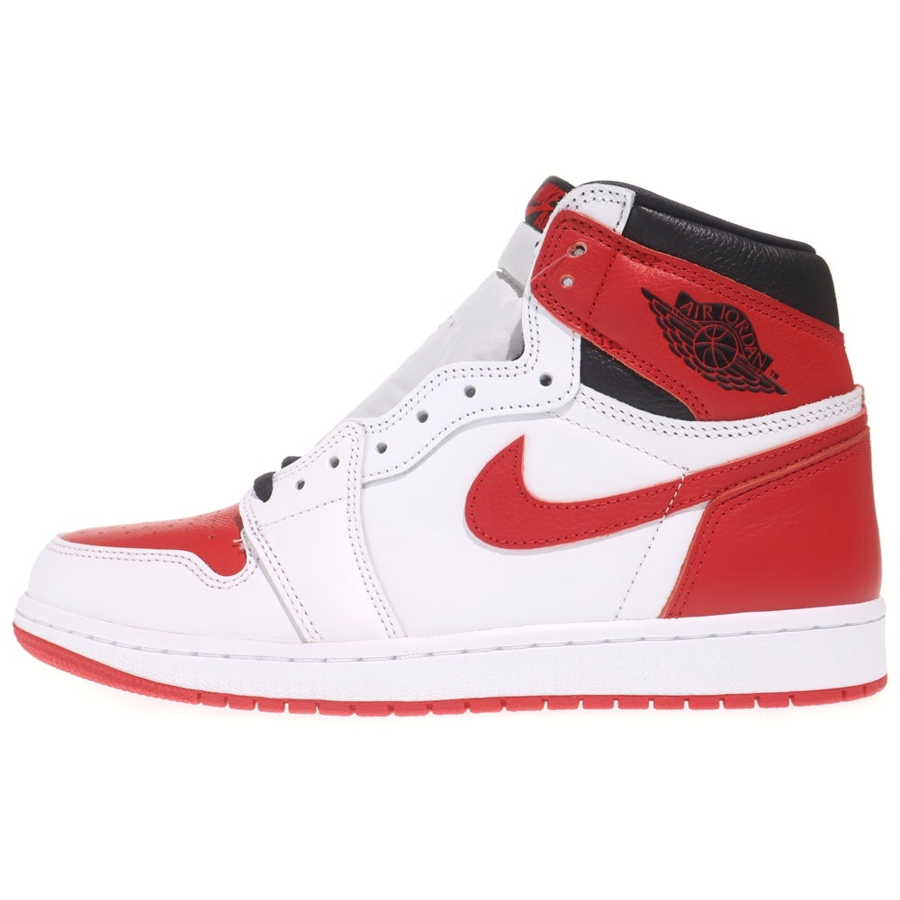 NIKE(ナイキ) AIR JORDAN 1 RETRO HIGH OG HERITAGE エアジョーダン1 レトロ ヘリテージ ハイカットスニーカー ホワイト/レッド US10.5/28.5cm 555088-161