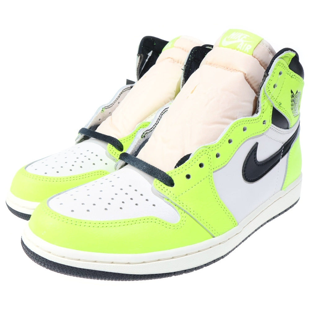 NIKE(ナイキ) AIR JORDAN 1 HIGH OG VOLT VISIONAIRE エアジョーダン 1 ボルト ヴィジョネア ハイカットスニーカー イエロー/ホワイト US10.5/28.5cm 555088-