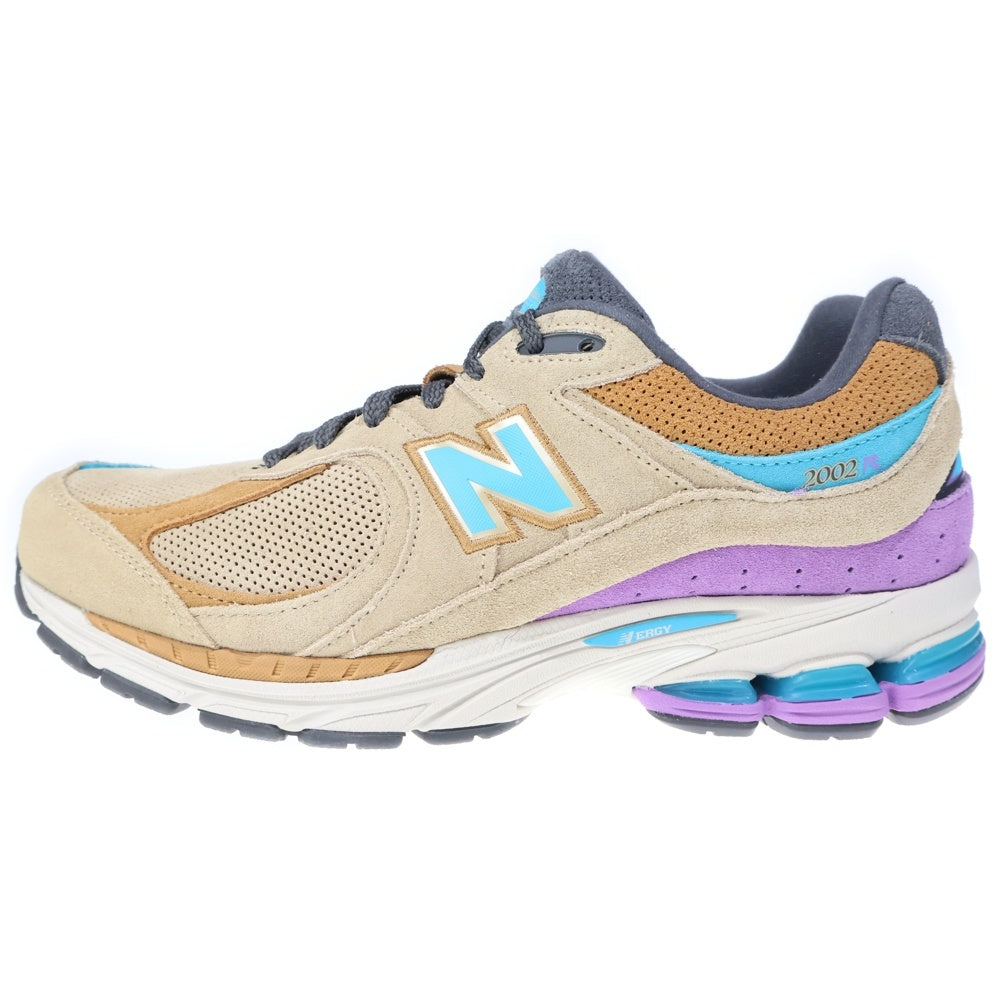 New Balance(ニューバランス) M2002RWA 2002R スウェード ローカットスニーカー ベージュ/パープル US10/28cm