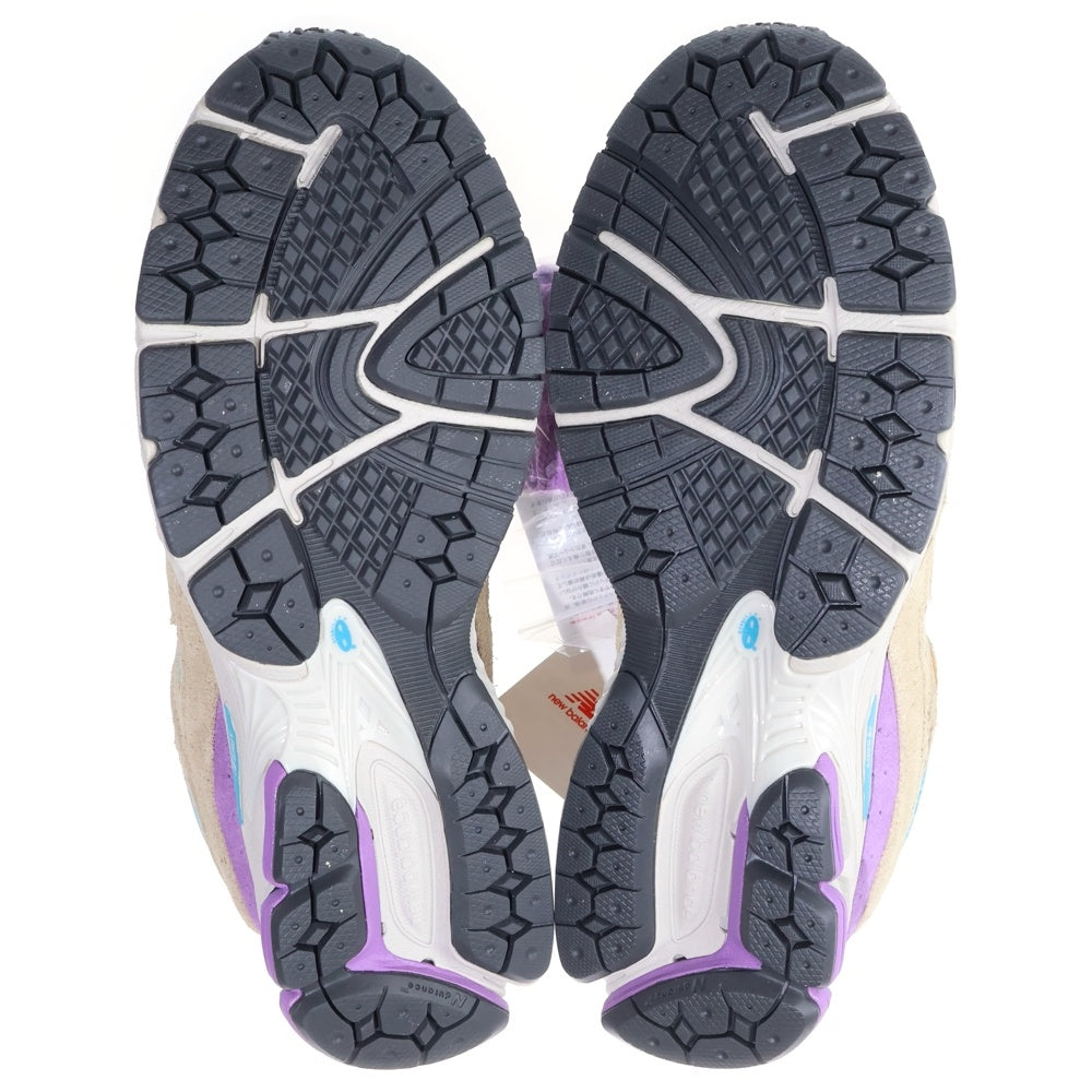 New Balance(ニューバランス) M2002RWA 2002R スウェード ローカットスニーカー ベージュ/パープル US10/28cm