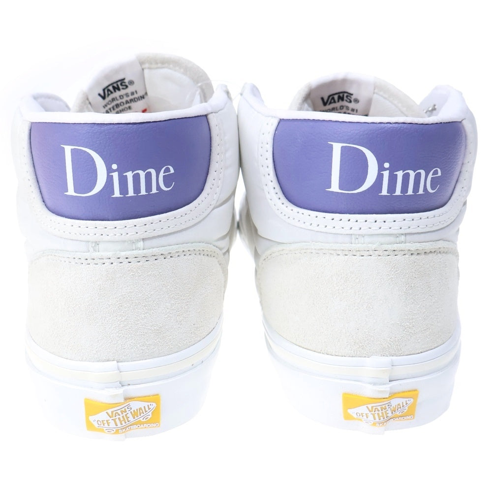 VANS(ヴァンズ) ×DIME SKATE MID SKOOL L ダイム スケート スクール ミッドカットスニーカー ホワイト US10.5/28.5cm VN0A5KQY5VK