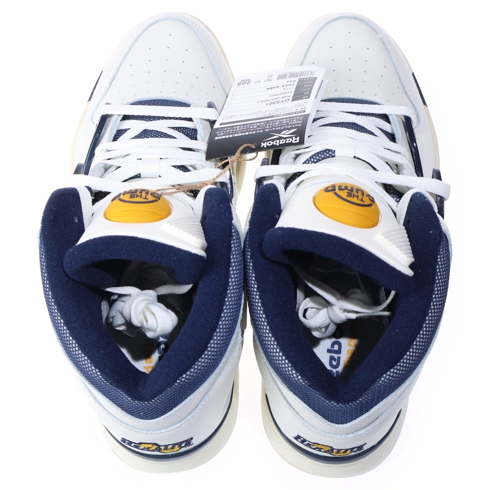 Reebok(リーボック) PUMP OMNI ZONE 2 CHALK ポンプ オムニ ゾーン2 チョーク ハイカットスニーカー ホワイト/ネイビー US10.5/28.5cm GY5301